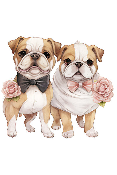 StoryGift Romania Sticker Eticheta 40CM cu o catelusa putin furioasa si un ca...