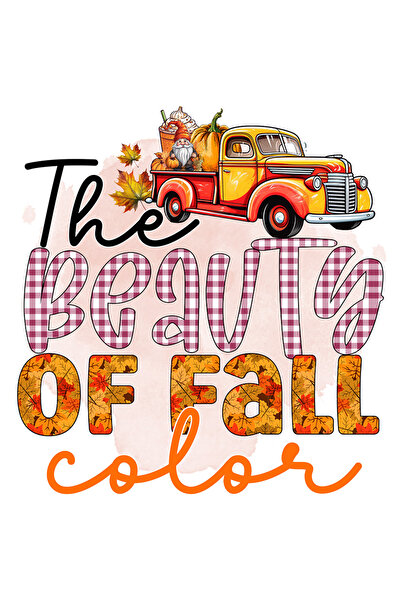 StoryGift Romania Sticker Eticheta 40CM cu mesajul "The beauty of Fall color"...