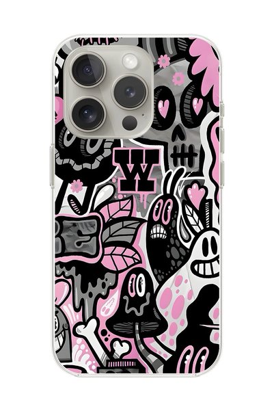 Dali Design حافظة شفافة متوافقة مع هاتف iPhone 13 Pro Max بتصميمات Graffiti 10