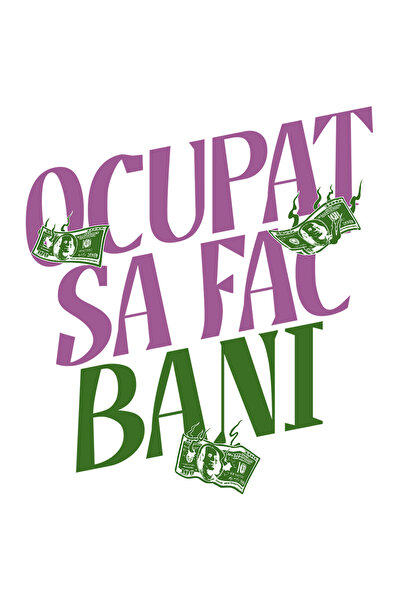 StoryGift Romania Sticker Autocolant 70CM Adeziv ocupat sa fac bani iubitor d...