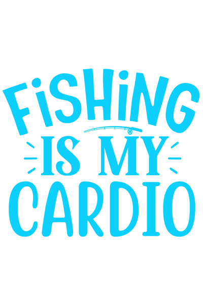 StoryGift Romania Sticker Eticheta 40CM Exterior pentru cei pasionati de pescuit cu mesajul "Fishing is my cardi