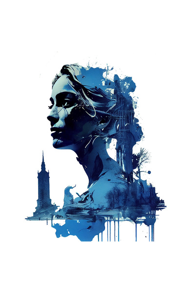 StoryGift Romania Sticker Autocolant 70CM Cu Portret Stil Fata Invingatoare I...