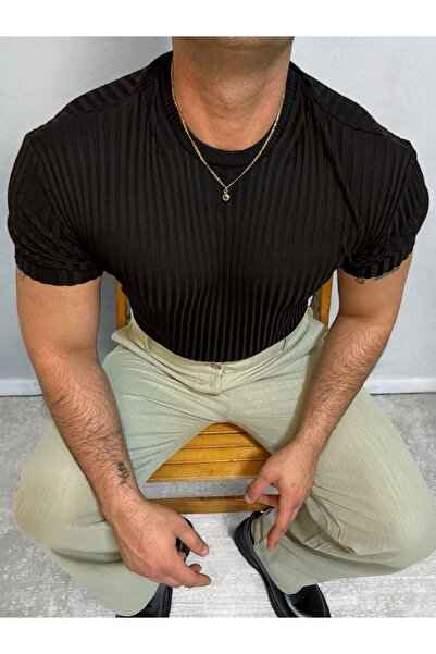 Butik Ross Italian Definite Ribbed T-Shirt