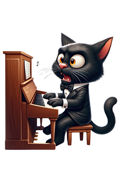 StoryGift Romania Sticker Adeziv 90CM cu un caine serios, ilustratie, plante,...