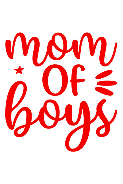 StoryGift Romania Sticker Autocolant 30CM Exterior pentru o mama de baieti cu...