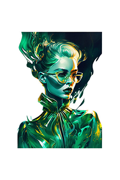 StoryGift Romania 70CM Self-Adhesive Sticker With Portrait of Carnival Queen ...