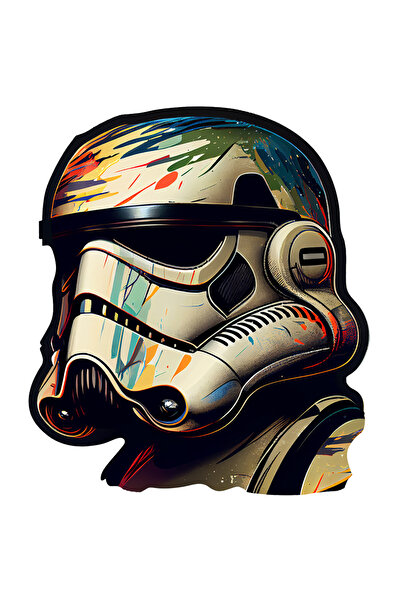 StoryGift Romania Sticker Eticheta 40CM Cu Portret Stil StarWars, Desene Anim...