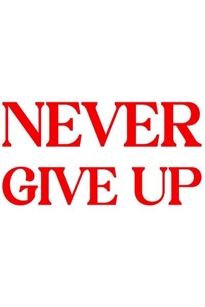 StoryGift Romania Sticker Autocolant 30CM Exterior cu mesaj motivational care te indeamna sa nu renunti niciodat