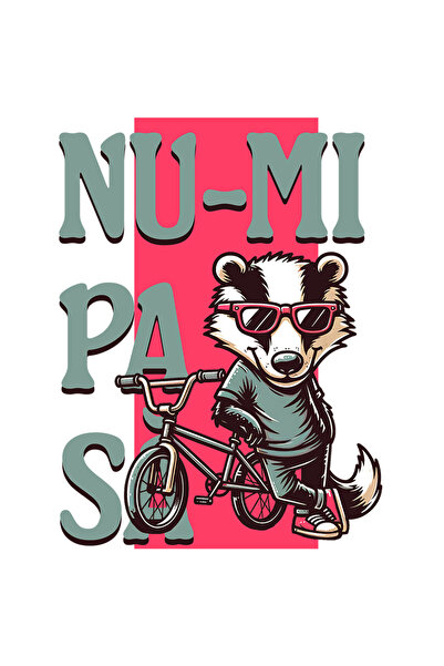 StoryGift Romania Sticker Autocolant 70CM Adeziv Scons cu bicileta gangster t...