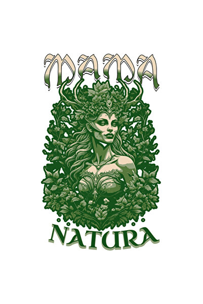 StoryGift Romania Sticker Adeziv 90CM Adeziv mama natura femeie cu coroana de...