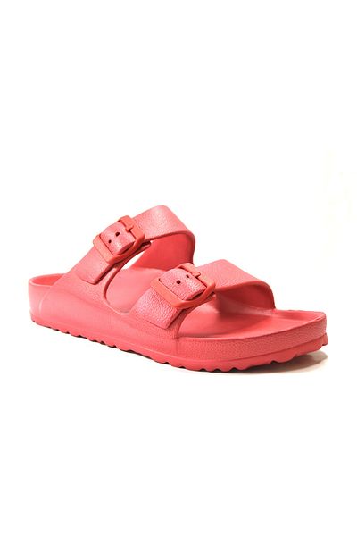 Onlo Ayakkabı Onlo Shoes S-906 Double Buckle Anatomical Lightweight Eva Slippers