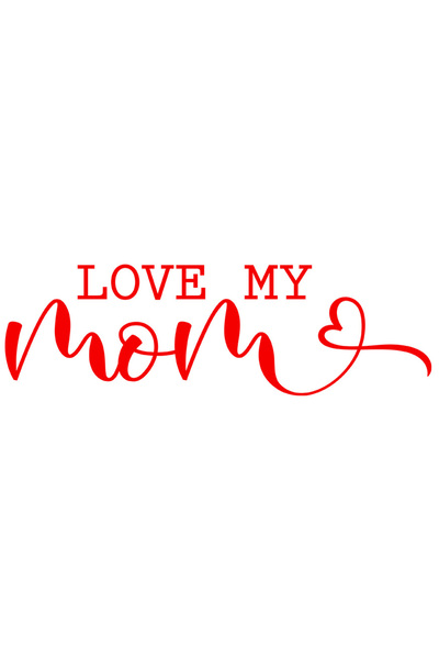 StoryGift Romania Sticker Autocolant 70CM Exterior cu inimioara si mesajul "L...