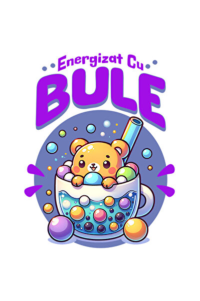 StoryGift Romania Sticker Autocolant 70CM cu Ursulet Maro De plus In Pahar Cu...