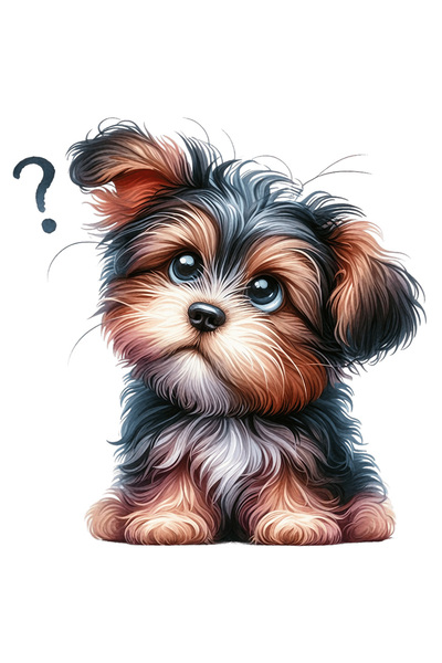 StoryGift Romania Sticker Autocolant 70CM cu un catelus blanos de talie mica,...