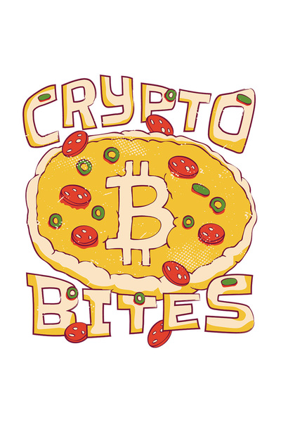 StoryGift Romania Sticker Cu Pizza Cu Bitcoin, Crypto Bites, Monede Virtuale,...