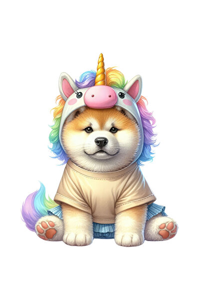 StoryGift Romania Sticker Eticheta 40CM cu un catel Chow Chow in costum de un...