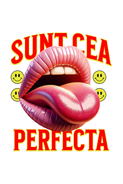 StoryGift Romania Sticker Eticheta 40CM Adeziv Buze Carnoase de Fmeie Tet Sun...