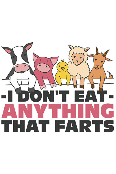 StoryGift Romania Sticker Adeziv 90CM Cu Text In Engleza I Don't Eat Anything...