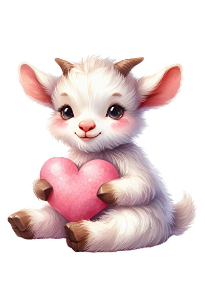 StoryGift Romania Sticker Eticheta 50CM cu un ied imbujorat, timid, ilustrati...