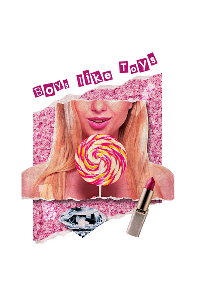 StoryGift Romania Sticker Autocolant 70CM Cu Mesaj In Engleza Boys Like Toys,...