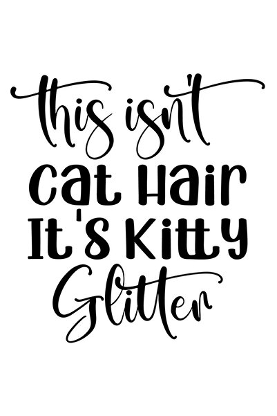 StoryGift Romania Sticker Eticheta 40CM Exterior pentru iubitorii de pisici cu mesajul "Asta nu este par de pisi