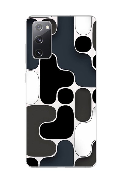 Dali Design حافظة شفافة متوافقة مع هاتف Galaxy S20 FE مع تصميم ورق جدران شفاف 1