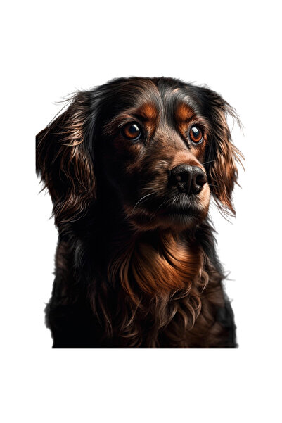 StoryGift Romania Sticker Autocolant 70CM cu Portret Caine Dragut, Maroniu cu...