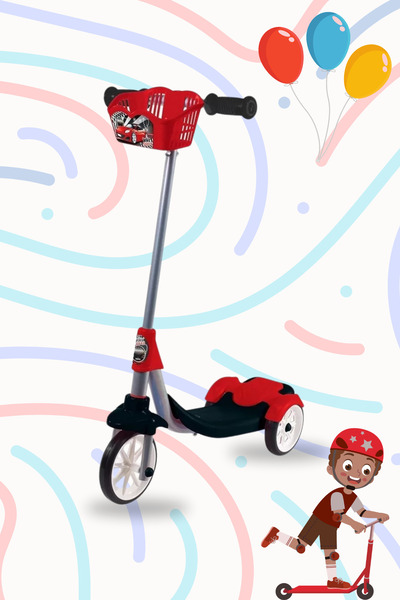 Merva 3 Wheel Children's Scooter with Brake System