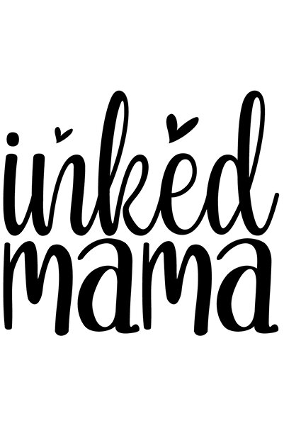 StoryGift Romania Sticker Exterior pentru mamele tatuate - cerneala inimioare...