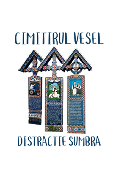StoryGift Romania Sticker Autocolant 70CM Adeziv cimitirul vesel haios Romani...