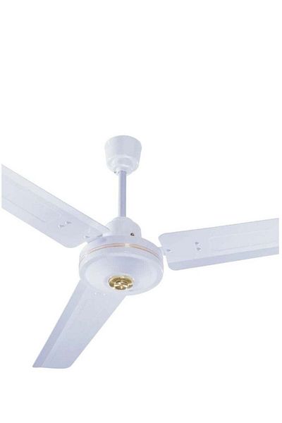 REFURA 56" Inch 3 Blade Ceiling Fan with Speed Regulator 65 Watts White RE-330