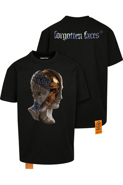 Forgotten Faces Übergroßes Irezumi V2-T-Shirt