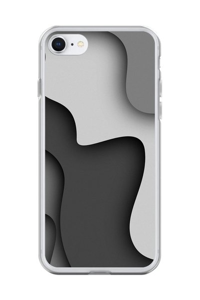 Dali Design حافظة شفافة متوافقة مع هاتف iPhone 6S مع تصميم ورق جدران شفاف 2