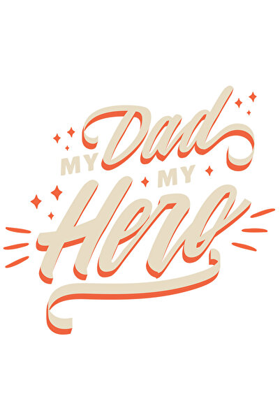 StoryGift Romania Sticker Adeziv 90CM Cu Mesaj In Engleza My Dad My Hero, Ste...