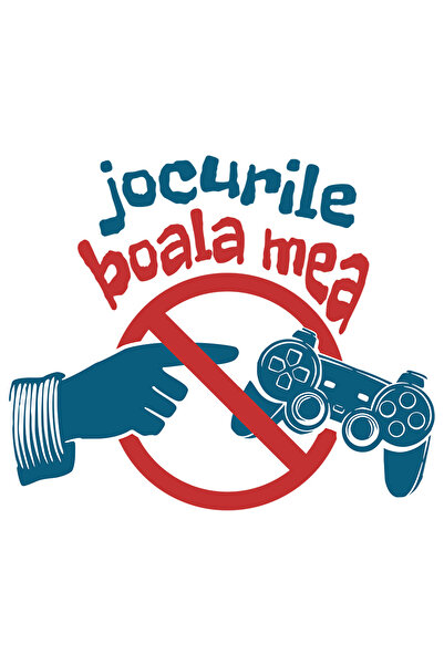 StoryGift Romania Sticker Autocolant 70CM cu Semn Interzis Text Jocurile Vide...