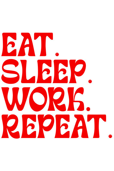 StoryGift Romania Sticker Autocolant 30CM Exterior cu mesajul "Eat. Sleep. Wo...