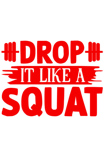 StoryGift Romania Sticker Eticheta 40CM Exterior cu haltera si mesajul "Drop ...