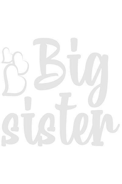 StoryGift Romania Sticker Autocolant 30CM Exterior pentru o sora mai mare iub...