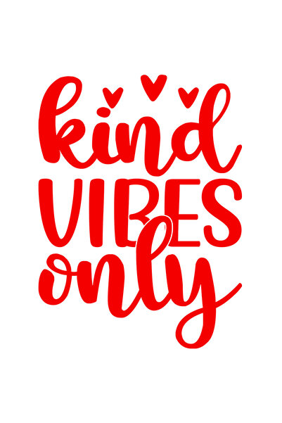 StoryGift Romania Sticker Eticheta 40CM Exterior cu inimioare si textul "Kind...