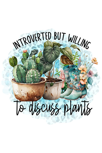 StoryGift Romania Sticker Eticheta 40CM cu mesajul "Introverted, but willing ...