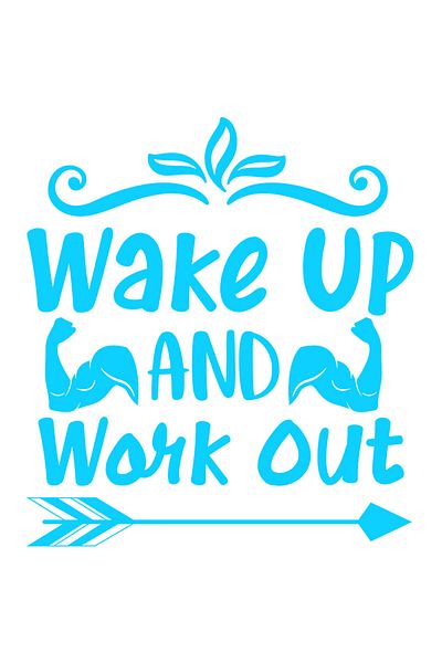 StoryGift Romania Sticker Label 40CM Exterior with message urging you to wake up and train effectively