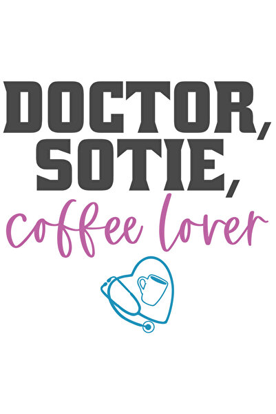 StoryGift Romania Sticker Eticheta 50CM Cu Text Doctor, Sotie, Coffee Lover, ...