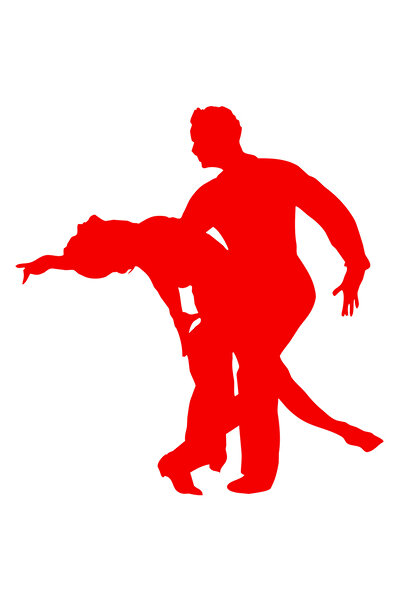 StoryGift Romania Sticker Autocolant 30CM Exterior cu o femeie si un barbat c...