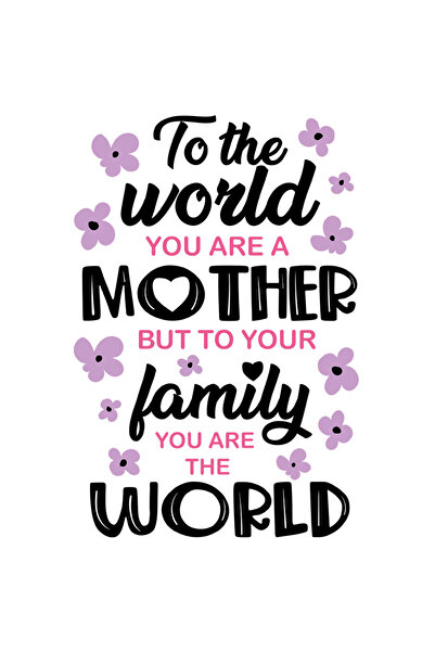 StoryGift Romania Sticker Adeziv 90CM Cu Text In Engleza To The World You Are...