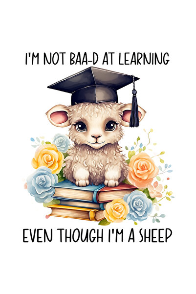 StoryGift Romania Sticker Autocolant 70CM cu o oita care poarta o palarie de ...