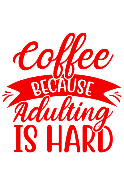 StoryGift Romania Sticker Autocolant 30CM Exterior pentru cei care au nevoie de cafea pentru a infrunta viata de