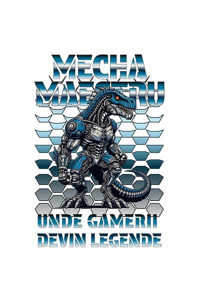 StoryGift Romania Sticker Eticheta 40CM Adeziv Dragon robot Mecha maestru. Unde gamerii devin legende cu Margini