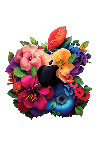 StoryGift Romania Sticker Adeziv 90CM Cu Simbol Stil Apple, Mar Plin De Flori...