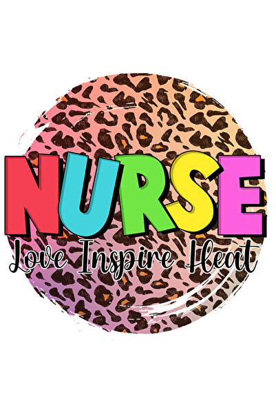 StoryGift Romania Sticker Autocolant 70CM cu mesajul "Nurse, love, inspire, h...