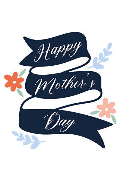 StoryGift Romania Sticker Eticheta 50CM Cu Text In Engleza Happy Mother's Day, Iubitorii De Familie, Cea Mai Bun